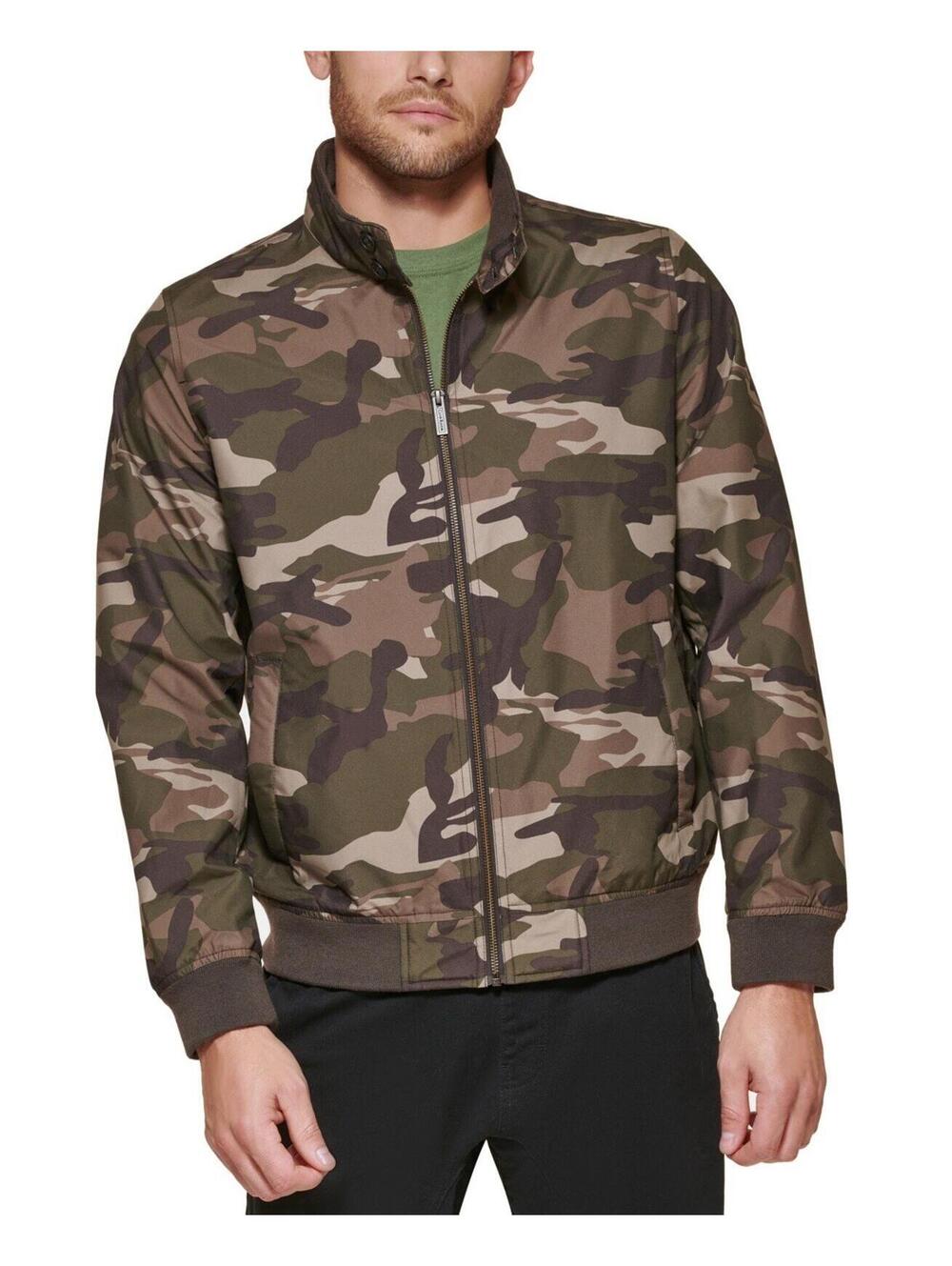 $125 Club Room Men's Regular-Fit Bomber Jacket | Camouflage | XXL